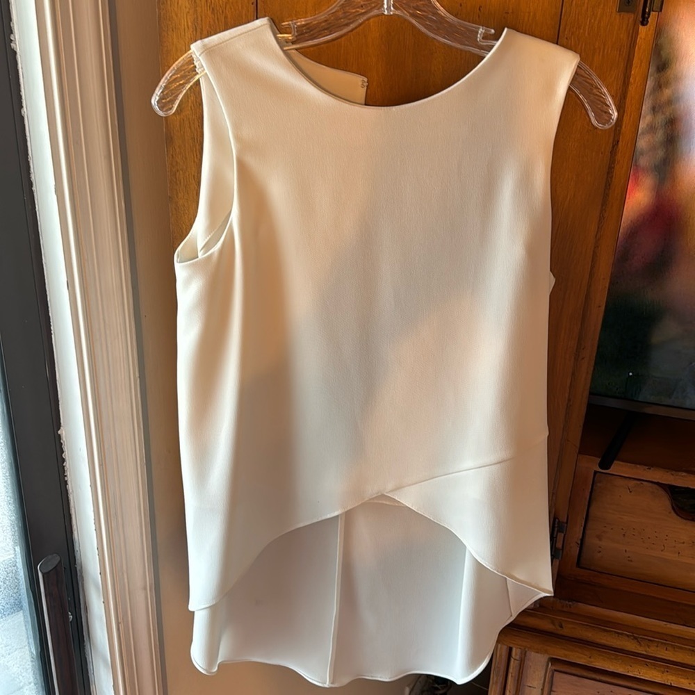 Amanda Uprichard‎ Timeless & Trendy Lined Sleeveless High Low Pullover Top